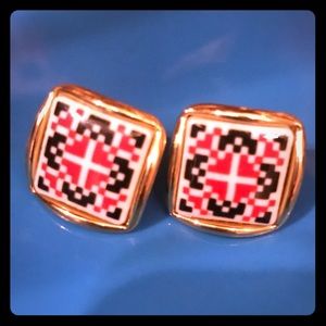 Ukrainian Design Post Earrings